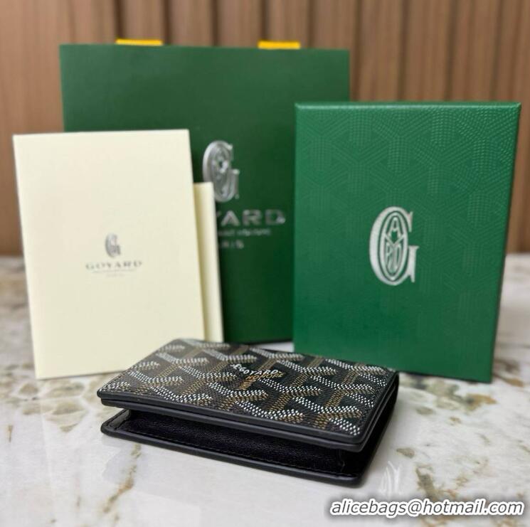 Top Grade Goyard New Card Wallet 020092 Black