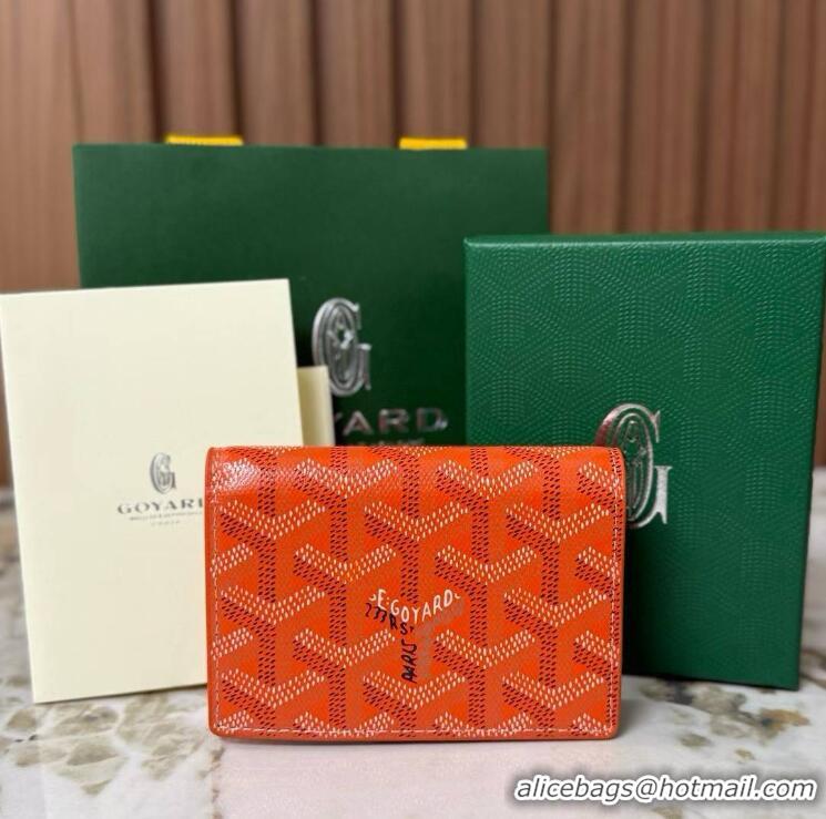 Low Price Goyard New Card Case 020092 Orange