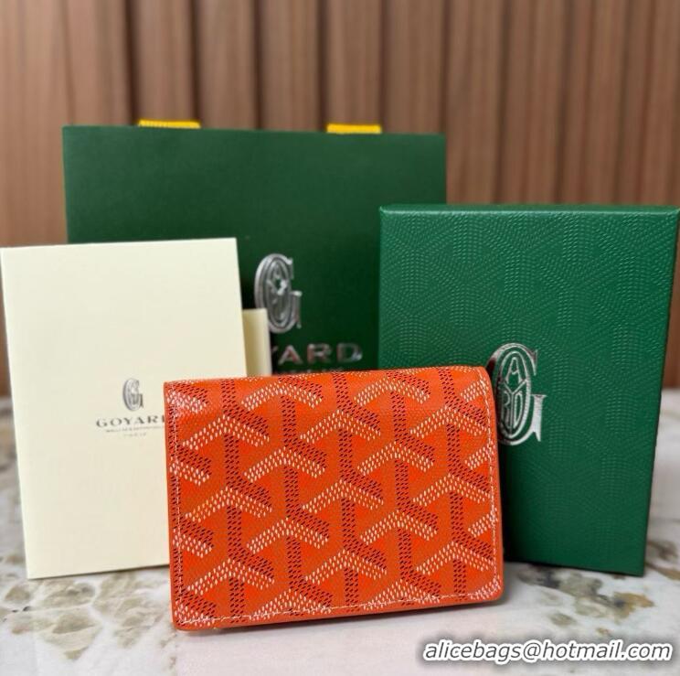 Low Price Goyard New Card Case 020092 Orange