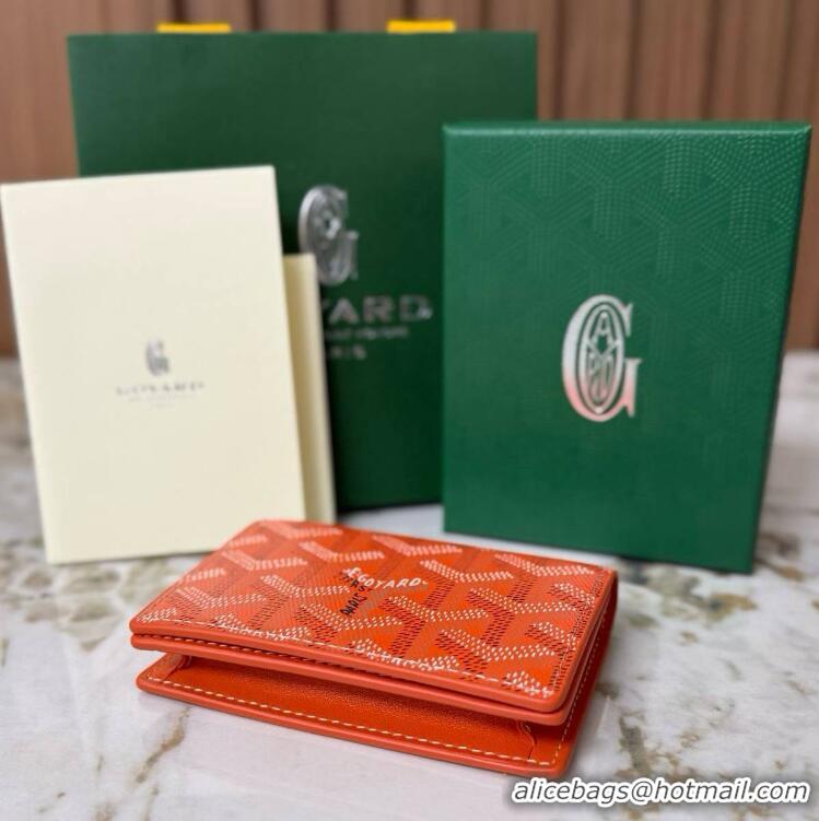Low Price Goyard New Card Case 020092 Orange