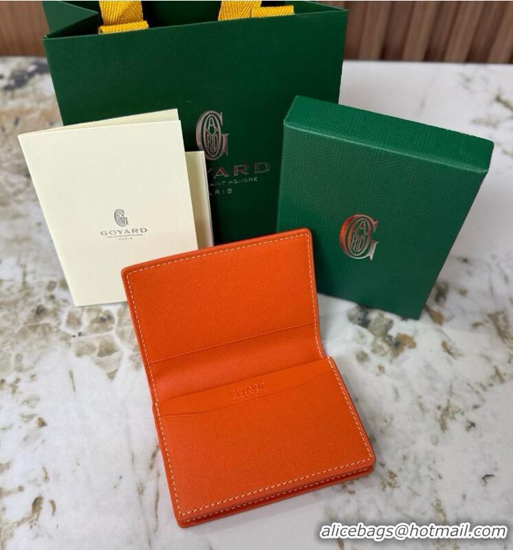 Low Price Goyard New Card Case 020092 Orange