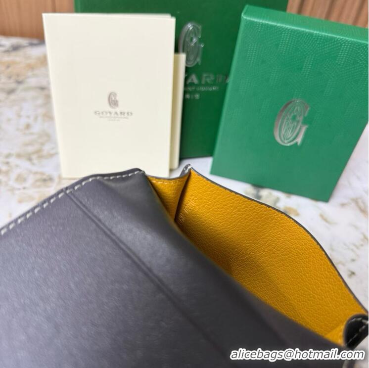Trendy Design Goyard New Card Wallet 020092 Dark Grey