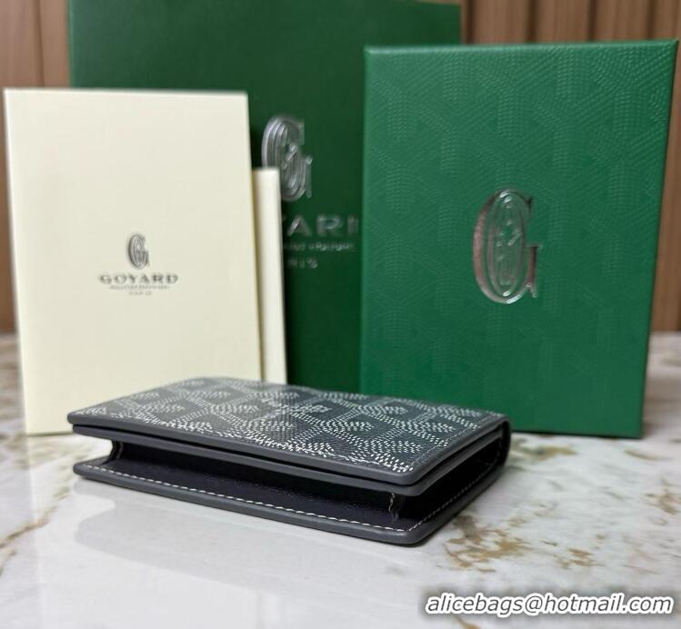 Trendy Design Goyard New Card Wallet 020092 Dark Grey