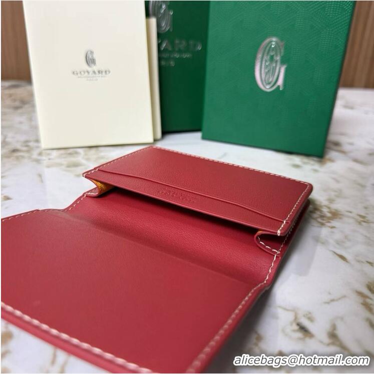Free Shipping Discount Goyard New Card Case 020092 Red