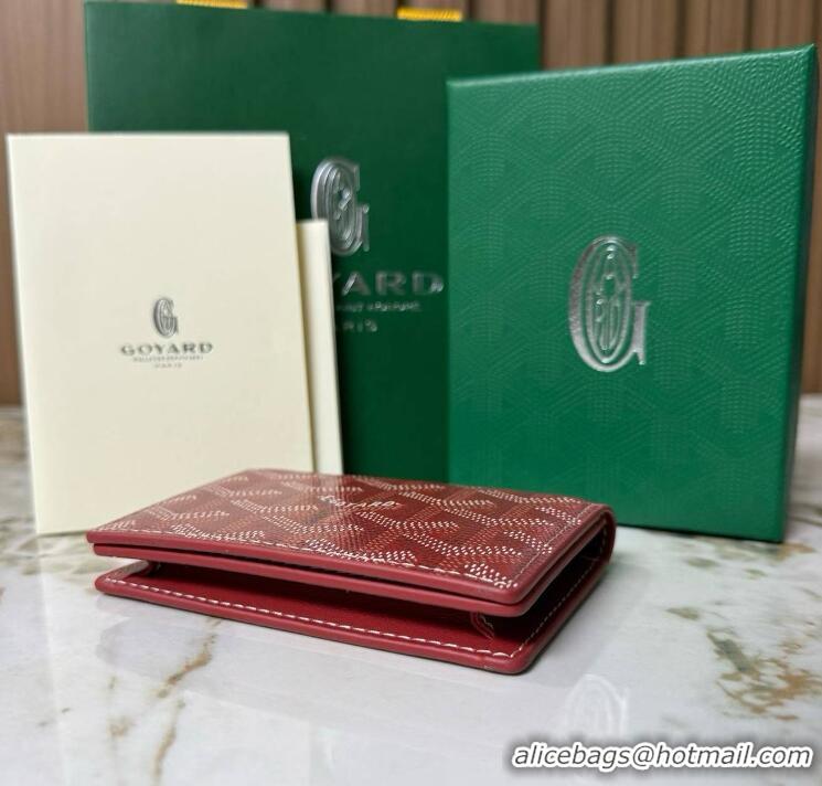 Free Shipping Discount Goyard New Card Case 020092 Red