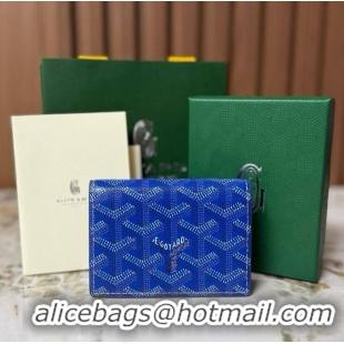 New Arrivals Goyard New Card Case 020092 Light Blue