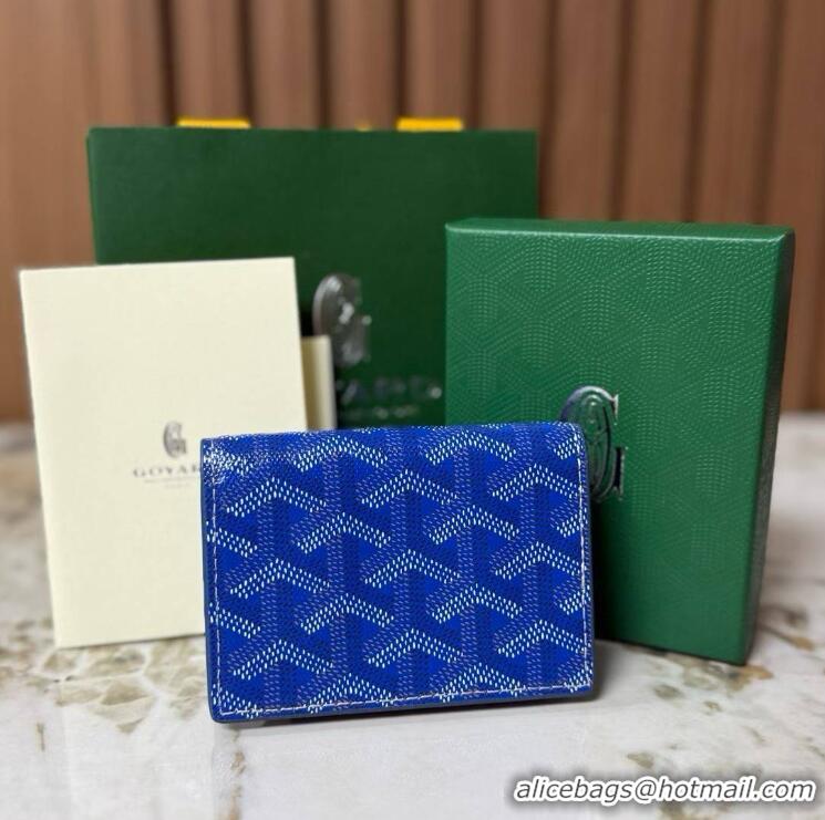 New Arrivals Goyard New Card Case 020092 Light Blue