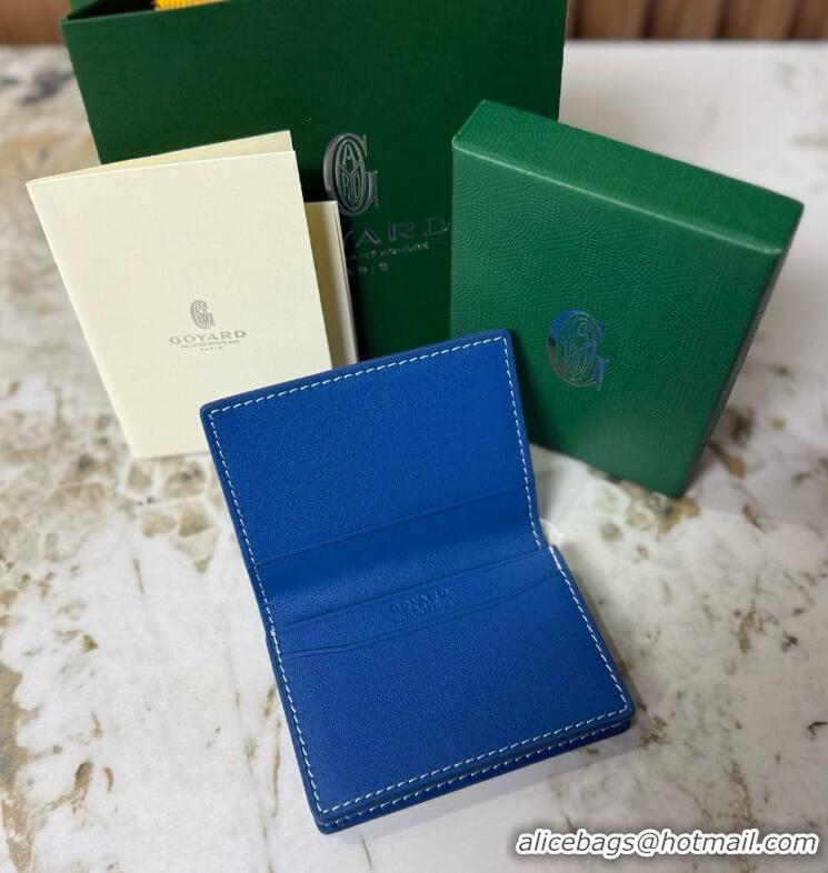 New Arrivals Goyard New Card Case 020092 Light Blue