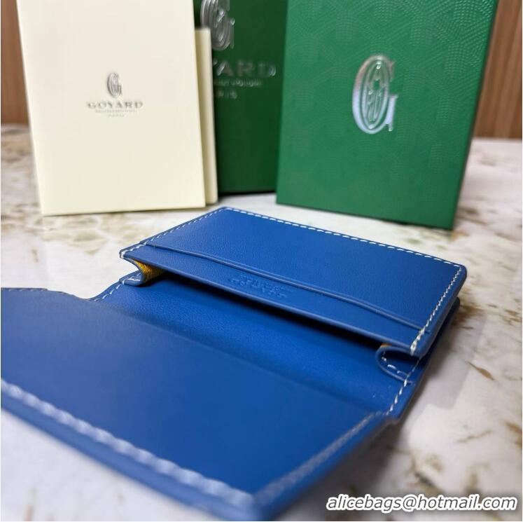 New Arrivals Goyard New Card Case 020092 Light Blue