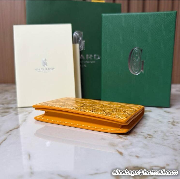 Buy Discount Goyard New Card Case 020092 Yellow