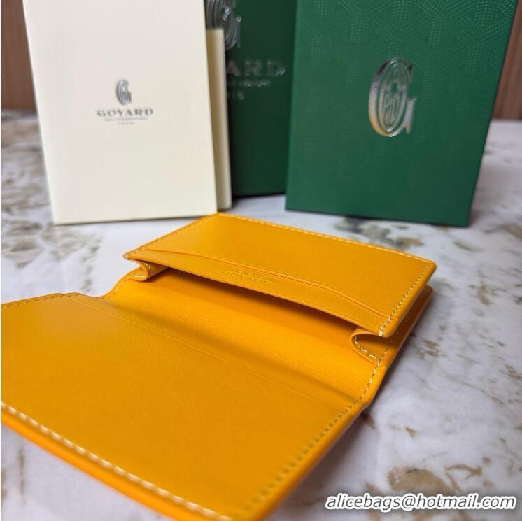 Buy Discount Goyard New Card Case 020092 Yellow