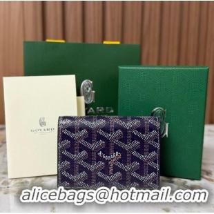 Top Quality Goyard New Card Case 020092 Navy Blue