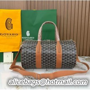 Buy New Cheap Goyard Barrel 40 Sports Bag GY020248 Brown 2025