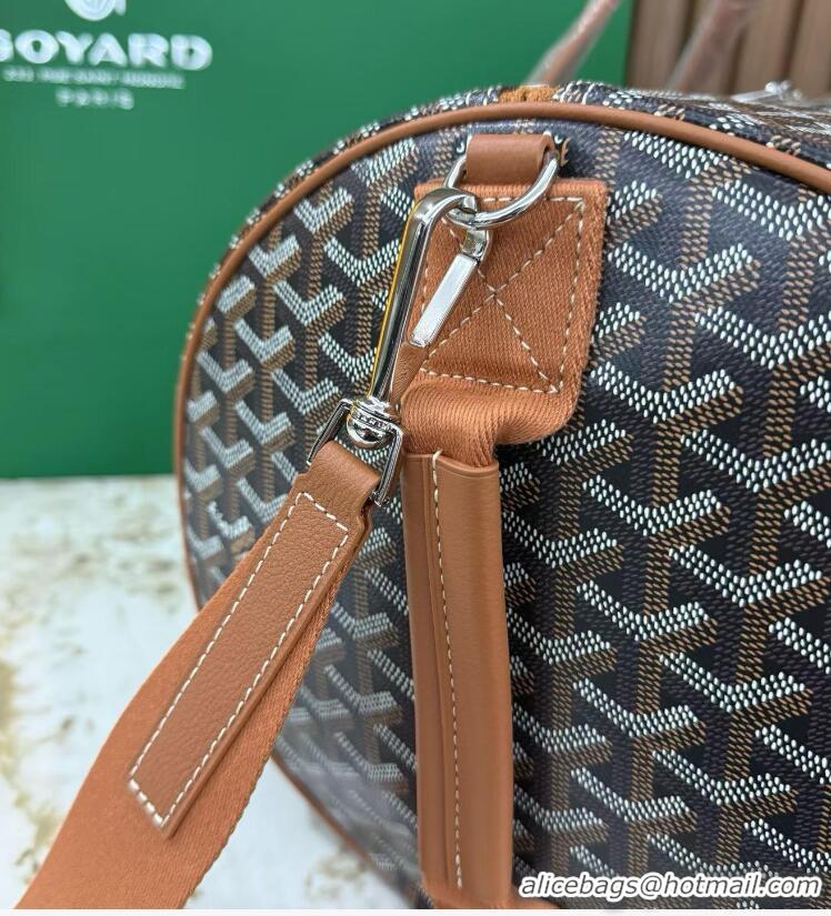 Buy New Cheap Goyard Barrel 40 Sports Bag GY020248 Brown 2025