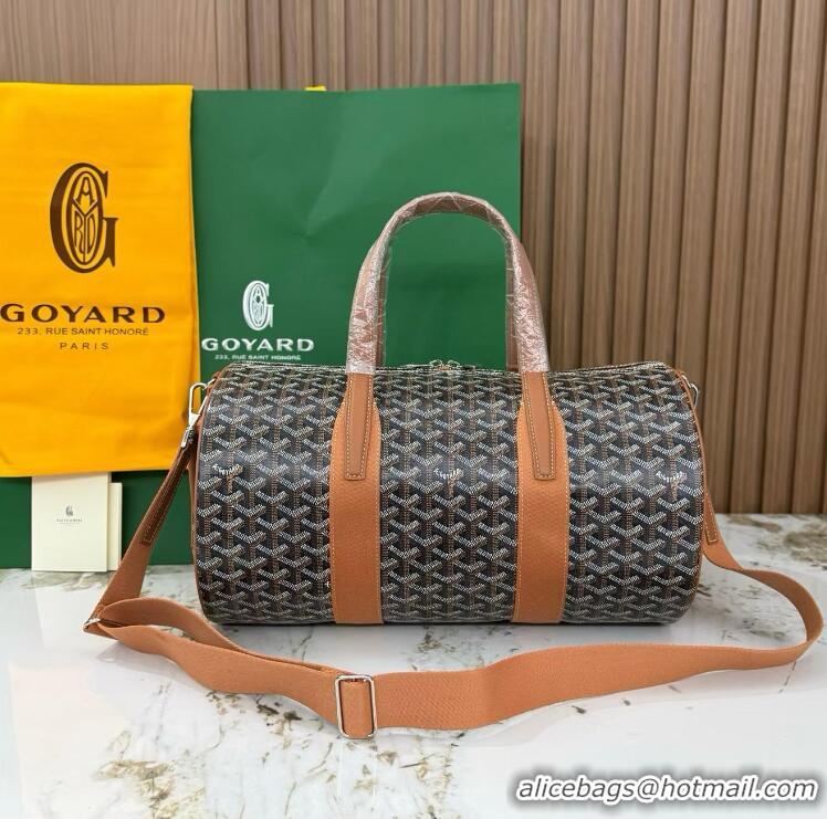 Buy New Cheap Goyard Barrel 40 Sports Bag GY020248 Brown 2025