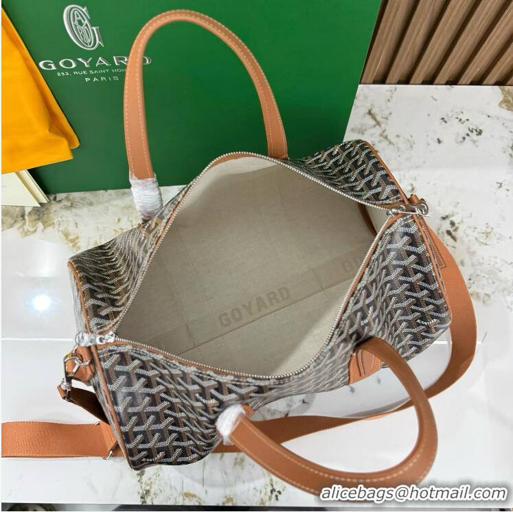 Buy New Cheap Goyard Barrel 40 Sports Bag GY020248 Brown 2025
