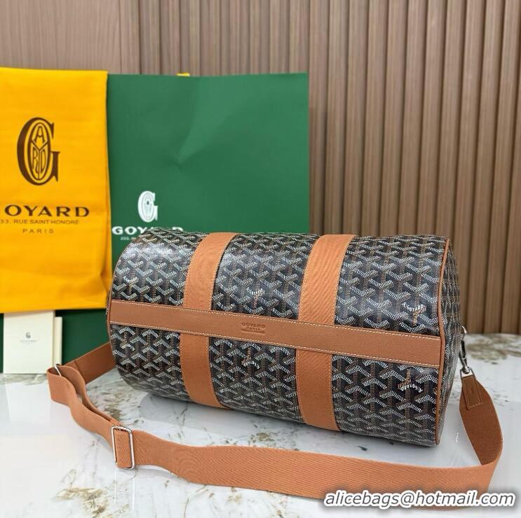 Buy New Cheap Goyard Barrel 40 Sports Bag GY020248 Brown 2025