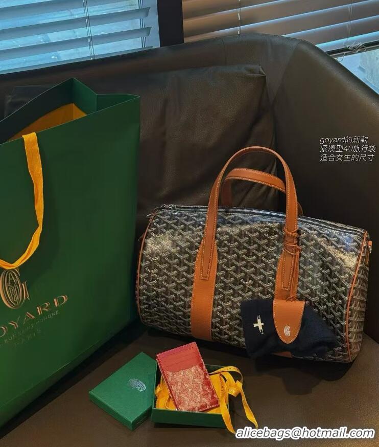 Buy New Cheap Goyard Barrel 40 Sports Bag GY020248 Brown 2025