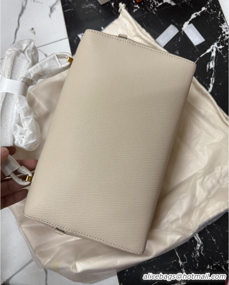 Luxury Cheap Loro Piana LP Extra Pocket Pouch L27 in Waved Calfskin L5071 Light Beige 2025
