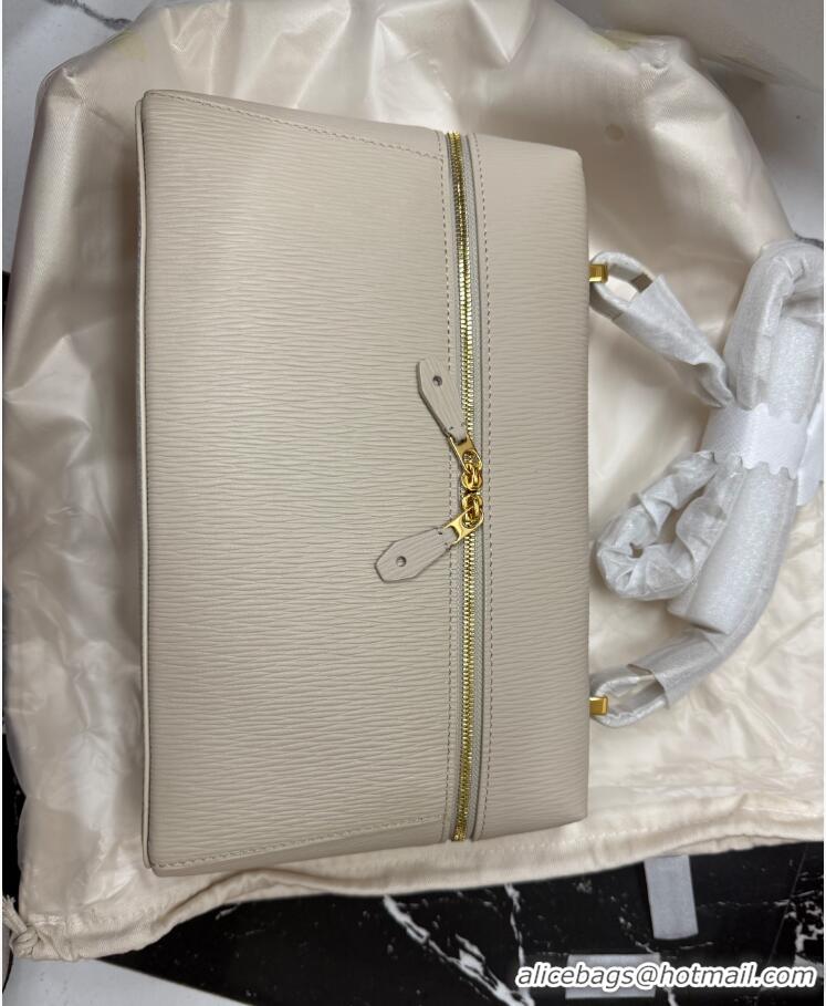 Luxury Cheap Loro Piana LP Extra Pocket Pouch L27 in Waved Calfskin L5071 Light Beige 2025