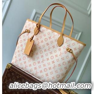 Famous Brand Louis Vuitton Neverfull MM Bag in Monogram Origine Linen M27521 2026
