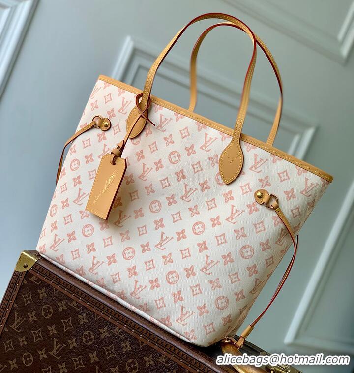Famous Brand Louis Vuitton Neverfull MM Bag in Monogram Origine Linen M27521 2026