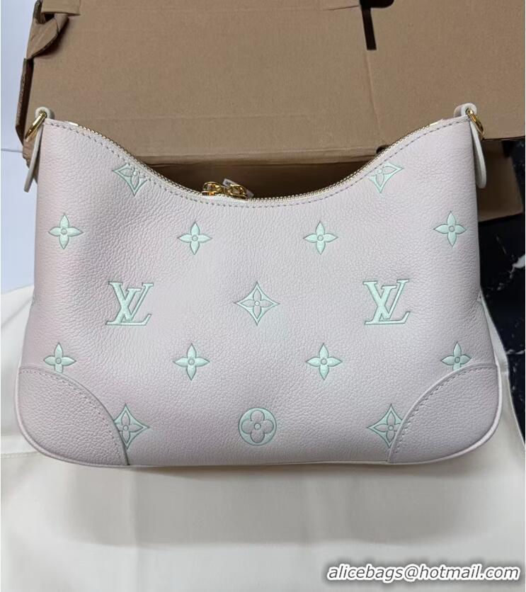 Original Cheap Louis Vuitton Boulogne PM in Milky White/Green Cowhide Leather M27571 2026