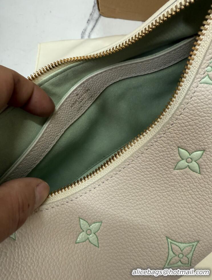 Original Cheap Louis Vuitton Boulogne PM in Milky White/Green Cowhide Leather M27571 2026