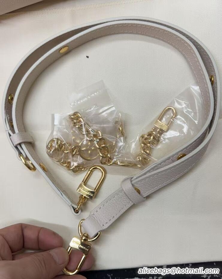Original Cheap Louis Vuitton Boulogne PM in Milky White/Green Cowhide Leather M27571 2026
