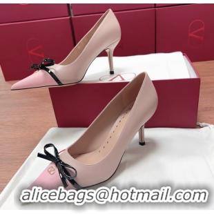 Best Price Valentino Vlogo Bepointy Slingback Pump PInk Patent Leather And Kidskin 85MM 6060902