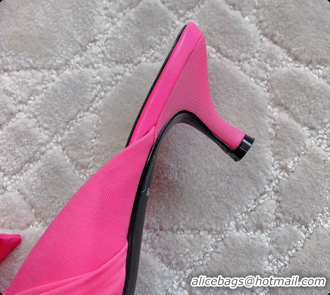 Big Discount Balenciaga Knife Knot High Heeled Mules Pink 40MM 6061111