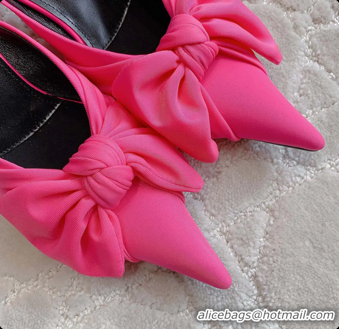 Big Discount Balenciaga Knife Knot High Heeled Mules Pink 40MM 6061111