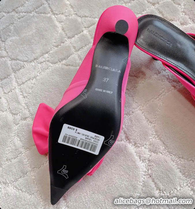 Big Discount Balenciaga Knife Knot High Heeled Mules Pink 40MM 6061111