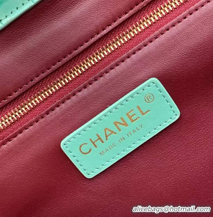 Top Quality Chanel 26S Cerf Large Shopping Bag Crocodile Embossed Calfskin AS6244 Light Green/Gold 2026