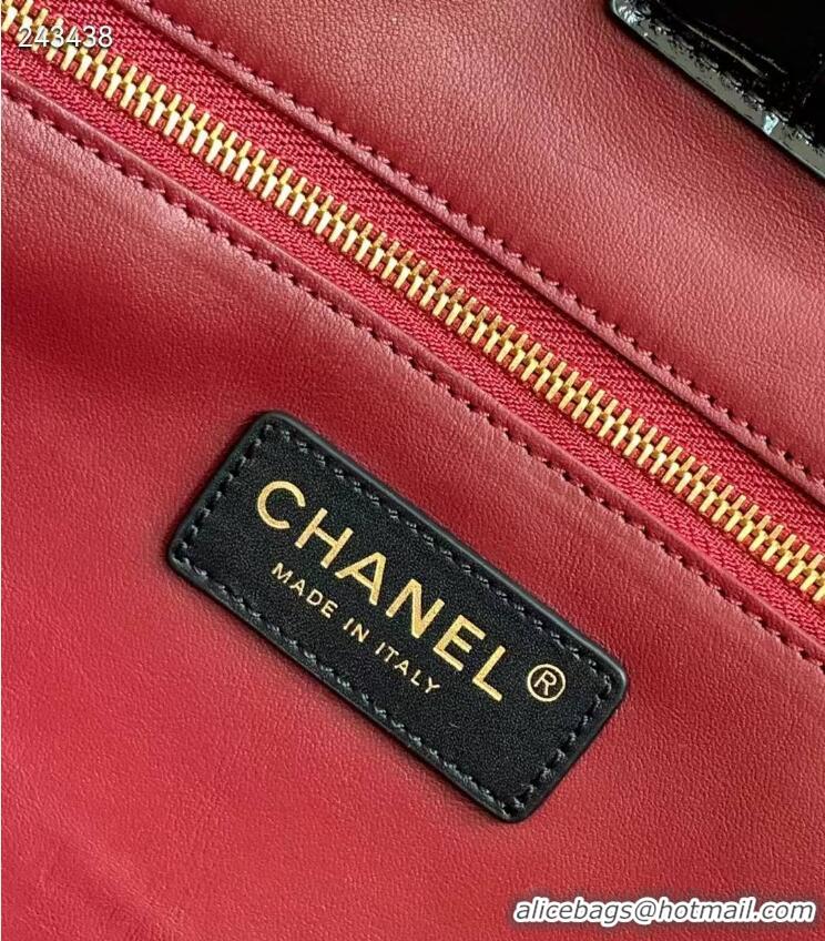 Shop Discount Chanel 26S Cerf Large Shopping Bag Crocodile Embossed Calfskin AS6244 Black/Gold 2026
