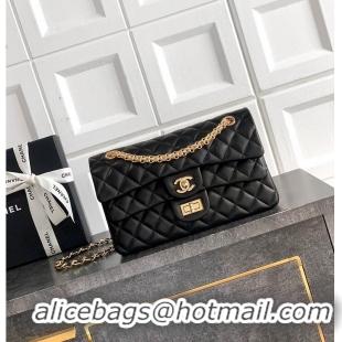 Trendy Design Chanel 2.55 Handbag Lambskin & Gold-Tone Metal AS5688 Black 2026