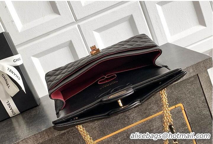 Trendy Design Chanel 2.55 Handbag Lambskin & Gold-Tone Metal AS5688 Black 2026