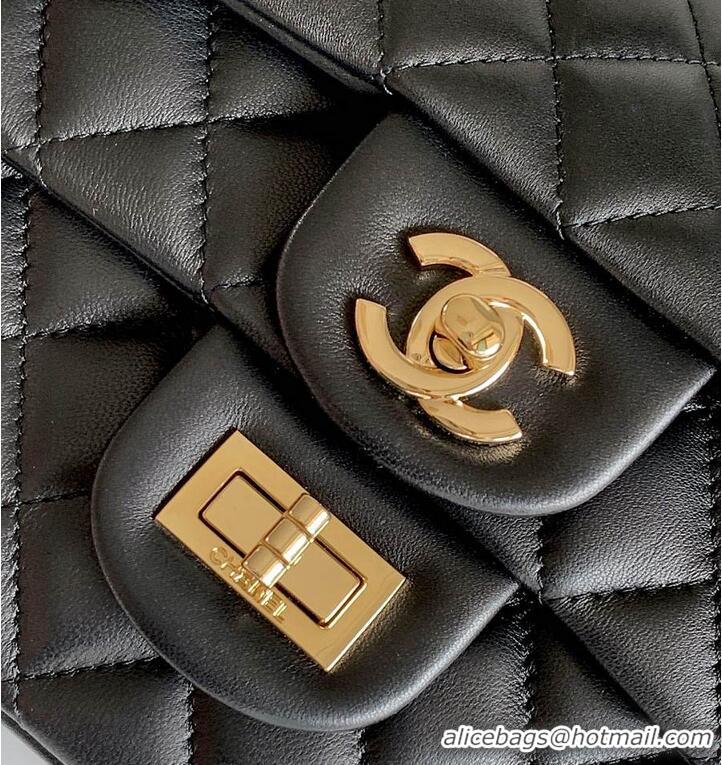 Trendy Design Chanel 2.55 Handbag Lambskin & Gold-Tone Metal AS5688 Black 2026