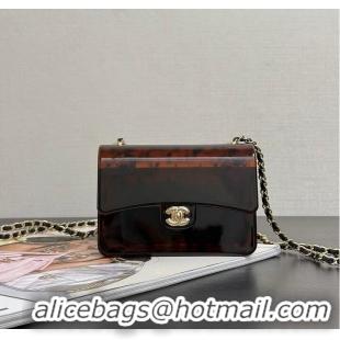 Grade Design Chanel Mini Evening Bag Plexi AS5679 Brown/Black/Gold 2026