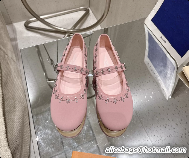 Purchase Louis Vuitton LV Romy Ballet Ballerina Flats with Studs Pink Lambskin 6061405