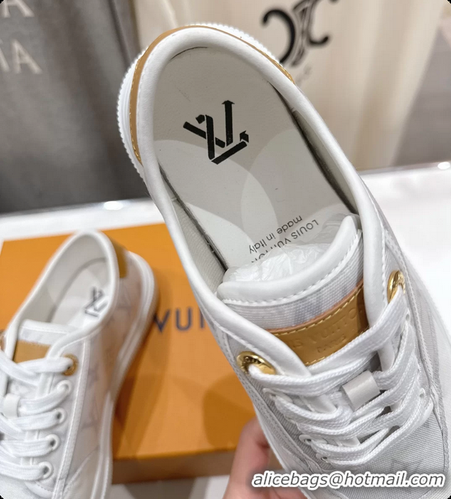 Purchase Louis Vuitton LV Lagoon White Monogram Canvas Sneakers 6061408