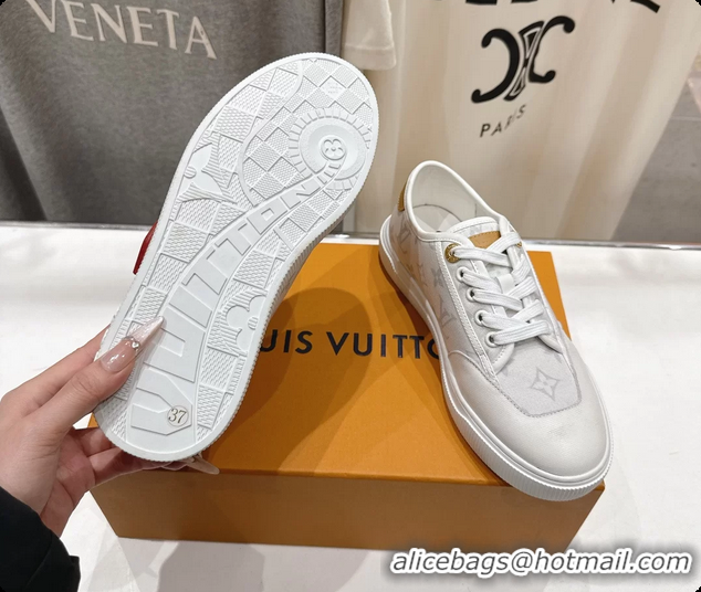 Purchase Louis Vuitton LV Lagoon White Monogram Canvas Sneakers 6061408