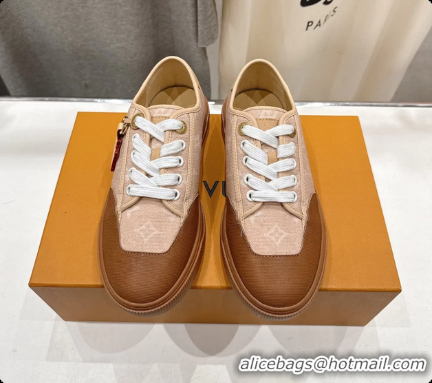 Good Quality Louis Vuitton LV Lagoon Beige Monogram Canvas Sneakers 6061408
