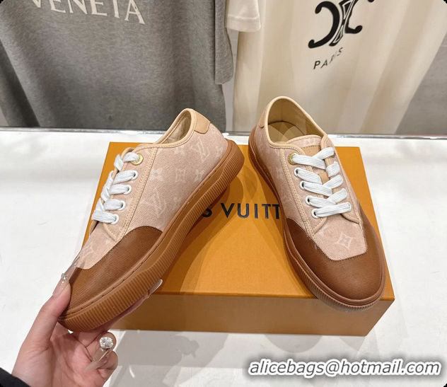 Good Quality Louis Vuitton LV Lagoon Beige Monogram Canvas Sneakers 6061408