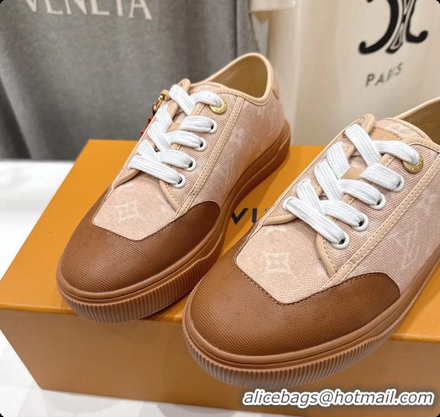 Good Quality Louis Vuitton LV Lagoon Beige Monogram Canvas Sneakers 6061408