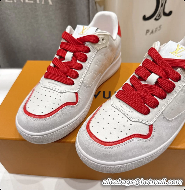 Classic Hot Louis Vuitton LV Lagoon White Calfskin Leather Sneakers 6061409