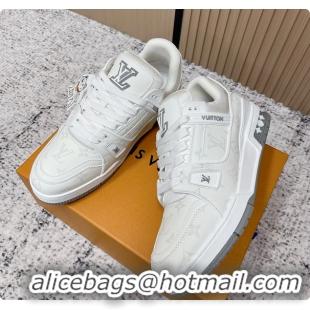 Low Cost Louis Vuitton LV Trainer Sneakers White Monogram Canvas 6061410