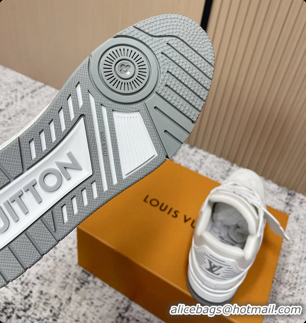 Low Cost Louis Vuitton LV Trainer Sneakers White Monogram Canvas 6061410