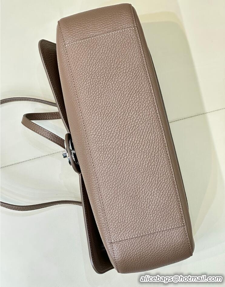 Top Quality Chanel Maxi Flap Bag Grained Calfskin AS6231 Light Brown/Silver 2026