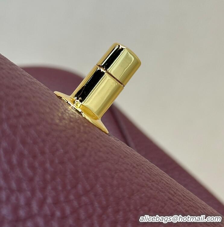 Reasonable Price Chanel Maxi Flap Bag Grained Calfskin AS6233 Burgundy/Gold 2026